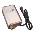 220V 3.8KW LCD Electric Tankless Instant Hot Water Heater for Ba... (PLUG: 220VEUPLUG | COLOR: GOLD)