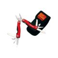 Tork Craft Mini Multitool with Nylon Pouch - Red