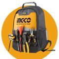Ingco - Reflective Tool Backpack with Insert to Hold Tools.