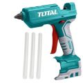 Total Tools - Glue Gun / Lithium-Ion Glue Gun with 3 x Glue Sticks - 12V