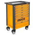 Ingco - Hand Tool Set / Mechanics Tool Trolley Set Including 162 Pieces