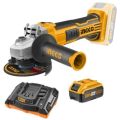 Ingco - Lithium-Ion Angle Grinder (Cordless)20V With 4.0Ah Battery &amp;Charger