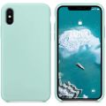 CellTime iPhone X / XS Shockproof Silicone Cover Soft Feel - Open Bottom - Midnight Green