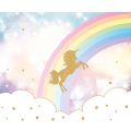 5x3ft 7x5ft Rainbow Sky Gold Unicorn Photography Backdrop Studio Prop Background - 0.31kg