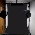 3x5ft Black Photography Backdrop Background Studio Photo Indoor Screen Props - 0.17kg