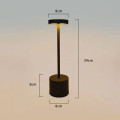 Trendify Dimmable Rechargeable Touch LED Table Lamp for Restaurants/Homes