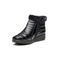 TTP Ladies Ankle Boots with Tonal Stitching XB210405PU