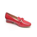 TTP Classic Square Toe Patent Loafers with Decor JSF9