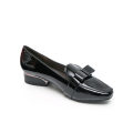 TTP Square Toe Patent Loafers with Ribbon Decor JSF9-1