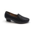 TTP Ladies Low Heel Slip on Court Shoe with Dual Side Goring