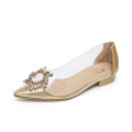 TTP - Ladies Clear Fashion Pumps with Sun Decor JSF26