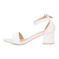 TTP Ladies Block Heel Sandals with Ankle Strap XB23628