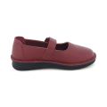 TTP Women Red Round Toe Cushioned Soft Sole Loafers XB7302