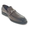 Men's Classic Formal Loafers with Link Decor Y892