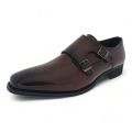 Men's Formal Dress Shoes with Monk Strap Y918