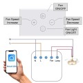 Smart Light Dimmer + Fan Touch Switch Tuya WiFi