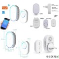 Smart Doorbell DingDong + Alarm Siren | 433Mhz+WiFi Tuya Smart Life