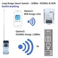Remote Control 4Ch for Smart Switches with 433Mhz | Long Range