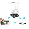 Smart PTZ CCTV Camera 3MP H265 | Motion Detection, Audio, Rotate, Waterproof | WiFi Tuya Smart Life