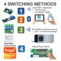 Smart 4Ch Relay Switch 10A + Shell | RF433Mhz + BT | DC or AC In |  WiFi Tuya Smart Life