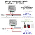 Smart Inline Switch Outdoor IP66 Waterproof 10A | WiFi Tuya Smart Life