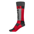 FLY MX Sock Thick Grey | Red