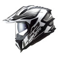 LS2 MX701 Explorer Helmet Black | White