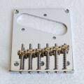 Modern Telecaster bridge with 6 individual adjustable brass saddles