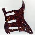 S/S/S Brown Tortoise Shell 3ply Strat Style Pickguard