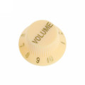 Vintage Cream Strat style replacement knob set - 1 Volume, 2 tone