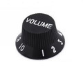 Black Strat style replacement knob set - 1 Volume, 2 tone