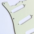 S/S/S Mint Green 3ply Strat Style Pickguard Vintage '62 with scoop