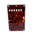 Brown Tortoiseshell Guitar Tremolo Cavity Cover with 6 Individual String Holes