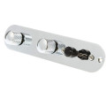 Pre-wired Telecaster Control Plate - Chrome