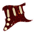 Prewired Pickguard Loaded with Alnico 5 Single Coil Pickups - Red Tort