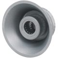 Silver Gibson Top Hat style replacement knob