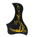 Acoustic Guitar Pickguard Gold Phoenix Pattern