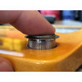 Chrome Push-fit Bushings for 8mm Tuner Holes (6.2mm internal Diameter) set of 6