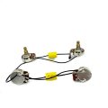 Solderless Pre-wired Electronics for Les Paul, SG or similar with 2V2T without Jack and Switch