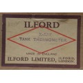 ilford X-ray dark room Vintage Tank thermometer Mint condition Boxed