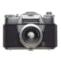 Voigtlander Bessamatic 35mm Vintage SLR film camera Color-Skopar X 2.8/50mm case box mint