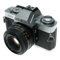 Minolta XG-1 35mm Film SLR Camera MD Mount 1:2 50mm in Pouch