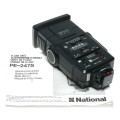 National PE-247S Swivel Head Hot Shoe Camera Flash Unit