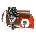 Bolex B8L Cine 8mm Film Camera Yvar Lenses Manual Strap Grip Bag