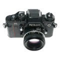 Nikon F3 35mm Film Professional SLR Camera Nikkor 1.8/50