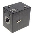 SIX-20 Popular Brownie takes 620 Kodak film Box vintage camera black Excellent with case