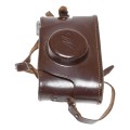 Werra Leica copy rangefinder vintage film camera antique leather case