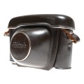 Ricoh ever ready vintage film camera antique leather case w. strap