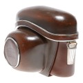 Zeiss Contaflex brown vintage film camera antique leather ever ready case