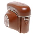 Braun Nurnberg tan vintage film camera antique leather hard case